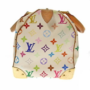 Louis Vuitton Speedy 30 Handbag Monogram Multicolor White